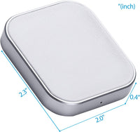 For Airpod Charger, Designed Wireless Charger for Airpods 4(Anc)/3Rd/2Nd Gen, for New Airpod Pro 3 (2025)/ 2Nd Gen, Wireless Earbuds, Slim & Compact for Travel Home Office, (Silver+White)